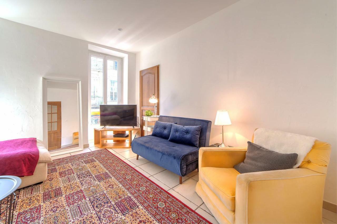 Lovely Large Familial Apartment In Central Nice, Ten Minutes Walk To The Beach! Exterior foto